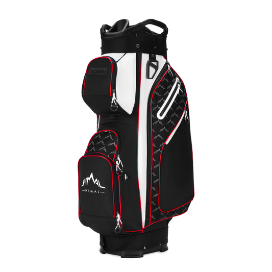 14 Way Golf Cart Bag-Black White