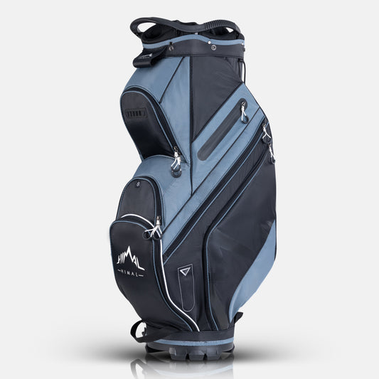 14-Way Golf Cart Bag with Organizer Divider-Black Foggy Blue