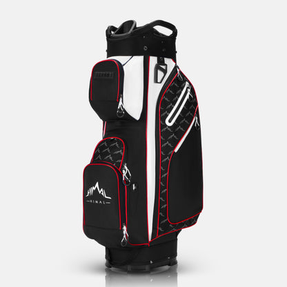 14 Way Golf Cart Bag-Black White