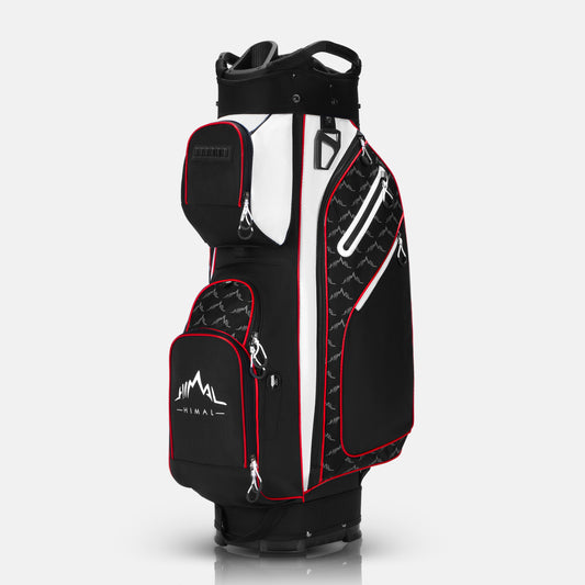 14 Way Golf Cart Bag-Black White