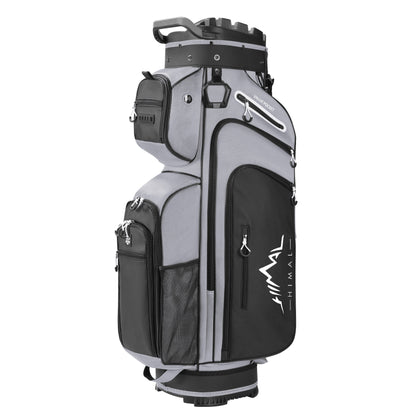 14-Way Full-Length Divider Golf Cart Bag-Grey