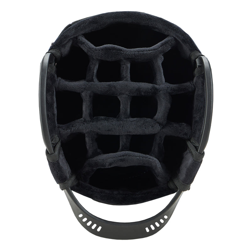 14-Way Golf Cart Bag with Full Length Divider-Black White