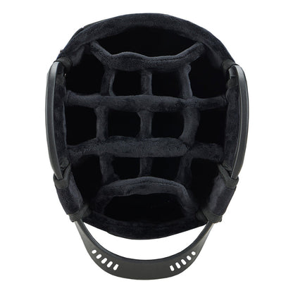 14-Way Golf Cart Bag with Full Length Divider-Black White