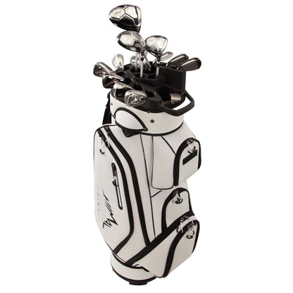 14-Way Golf Cart Bag Pro-Black White