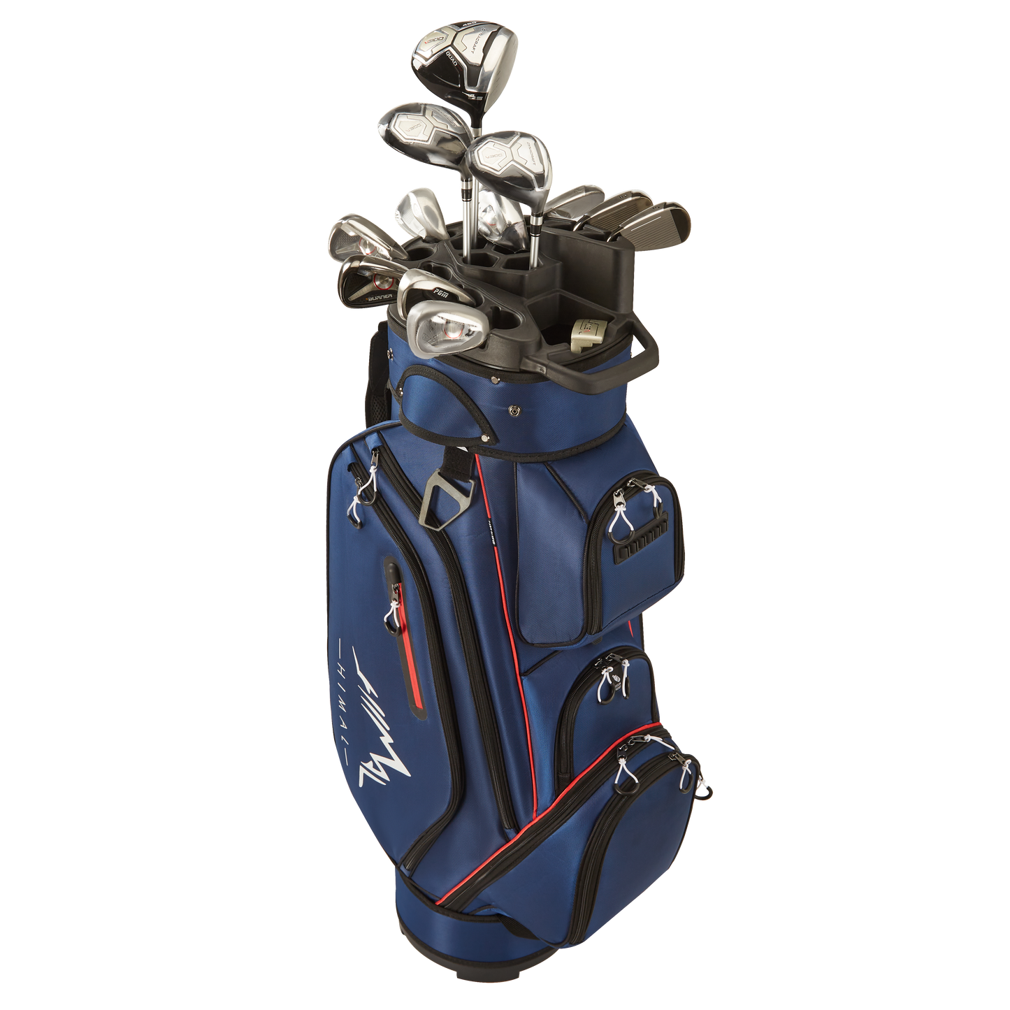 14-Way Golf Cart Bag Pro-Navy Blue